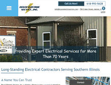 Tablet Screenshot of bruceelectricservice.com